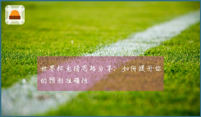 世界杯竞猜思路分享：如何提升你的预测准确性